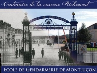 Cérémonie à l'occasion du centenaire de la caserne Richement de Montluçon le vendredi 13 septembre 2013.
