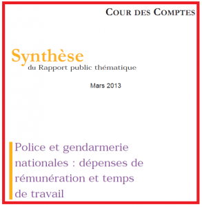Page d'acueil Synthèse du Rapport public thématique