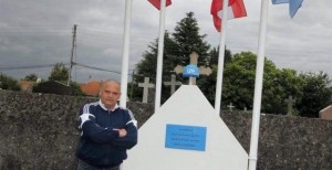 Cérémonie au mémorial des Casques bleus à Mouzillon