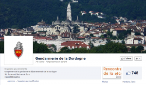 Facebook gendarmerie Dordogne
