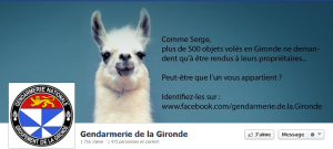 Facebook gendarmerie Gironde