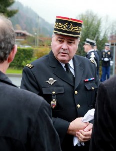 Sallanches le général Ridao à la rencontre des gendarmes du Mont-Blanc