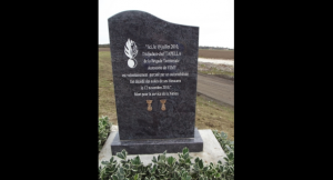 Vendin-le-Vieil une plaque à la mémoire du gendarme Jeannick Tapella, tué par un chauffard