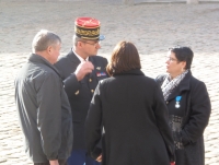 Le 17 février 2014 - L’AAMFG conviée aux invalides à l’hommage aux morts de la gendarmerie.